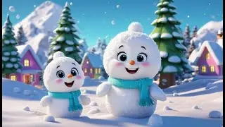 Cinco Peque&ntilde;as Bolas de Nieve Jugando en la Nieve ❄️ | Canciones Infantiles y Rimas para Ni&ntilde;os