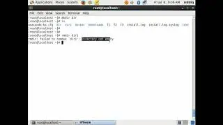 7   Creating and removing directory