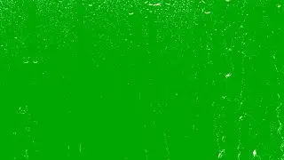 4k Green Screen Rain Falling On Screen Water Drop Effects