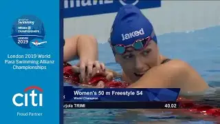 Women's 50m Freestyle S4 Final | London 2019