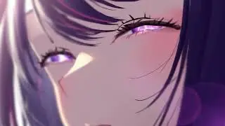 Anime Girl Blinking Eyes 👀✨ | 1 Hour 5 Seconds Aesthetic Loop ➰