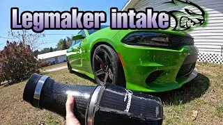 DODGE CHARGER HELLCAT - LEGMAKER INTAKE BEFORE AND AFTER!