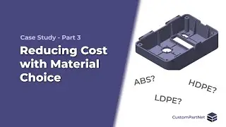 Reducing injection molding cost through material selection