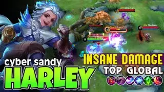 Hyper Carry Harith 20 Kills ! Top Global Harith by cyber sandy - Mobile Legends