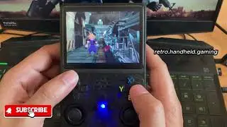 Playing Final Fantasy VII on R36S Handheld Console Full Game