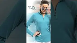 SunGlow | Jade L/S Mock  #SanSoleil  #ShopSansoleil #protectyourskin #sunshirts