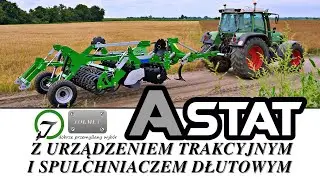 Astat z urządzeniem trakcyjnym i spulchniaczem dłutowym - prezentacja