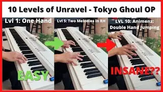 10 Levels of Unravel - Easy to Animenz #Shorts