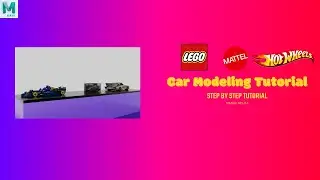 Lego F1 Car Hot Wheels Modeling Tutorial in 3D Maya | 6 And A Half Minutes | Lets Animate #294