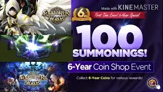 SUMMONERS WAR 100 MYSTICAL SCROLLS EVENT 2020 I SUMMONERS WAR 100 SUMMONS 6TH YEAR ANNIVERSAY