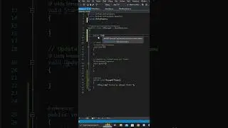 Get C# Suggestion from this Visual Studio Shortcut | Unity3d  Game Development Short
