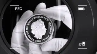 Dramatic new Dragon & His Nine Sons 2016 5oz High Relief Silver Coin