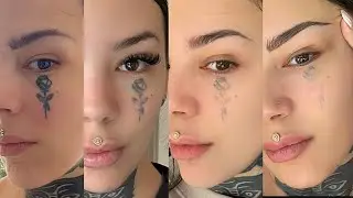 J’ENLÈVE MES TATOUAGES AU VISAGE..