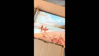 Real Unboxing of a Summer Canvas Print - CanvasPrints.com