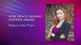 ACM Grace Murray Hopper Award 2021