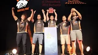 DreamHack Bucharest 2016 @ Virtus.pro are the champions! 2:0 vs C9 Grand-Final #CyberWins #DHOpen