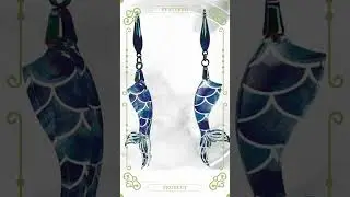 Mermaid Earrings Dangle, Mermaid tail, Mermaidcore, Oceancore Earrings, Mermaid Jewelry, Sealife ...
