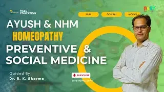 AYUSH & NHM Exam Class 5 | PSM (Exam-Oriented Lecture) #youtube #homeopathy