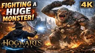 Hogwarts Legacy Walkthrough Part 3 | First Hogsmeade Visit & Epic Monster Battle || #harrypotter
