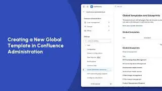 How to Create a Template in Confluence? | Confluence Tutorials | Trainn