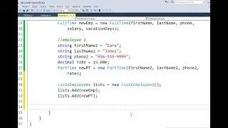 C# Inheritance Demo Part 5
