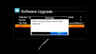 Solid 6363 New software downgrade SW is wrong! please choose the right one.