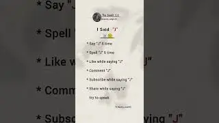 I Said 