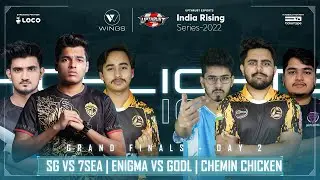 Upthrust Esports India Rising Grand Finals Day-2 Highlights | Enigma vs GodL | SG vs 7sea