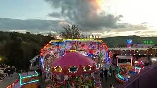 Spencer Halls Ghost Train onride @ Belper Autumn Funfair 29/10/2022