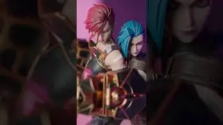 開箱Hot Toys奧術Vi 英雄聯盟 1/6高可動收藏級人偶 #hottoys #arcane #leagueoflegends #vi #netflix #奧術 #英雄聯盟