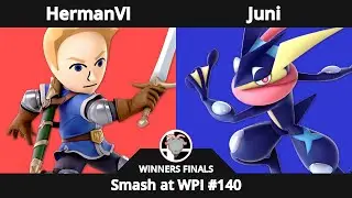 Smash at WPI #140 WINNERS FINALS - HermanVI (Mii Swordfighter) Vs Juni (Greninja)