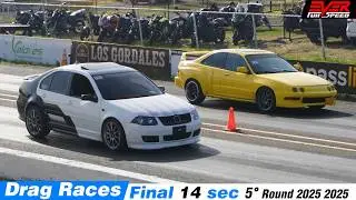 ДРЭГ-РЕЙСЫ: VW Jetta GLI 🆚 Buick LeSabre 🆚 Mustang 🆚 Civic 🆚 Audi Q5 🔥14s, 5-й раунд гонки на чет...