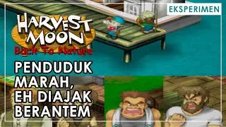 [EKSPERIMEN] Reaksi Semua Penduduk Harvest Moon Back To Nature Ketika Diberi Sampah