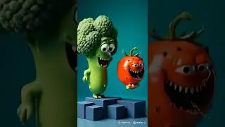 🥕👹 Scary Carrot Monster & Evil Broccoli | Creepy Vegetable Horror Animation