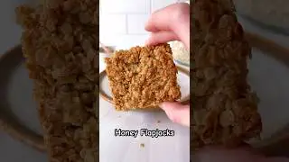 Honey Flapjacks #baking #sweettreats #vegetarianrecipe #shorts