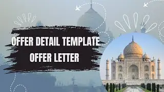 SAP SuccessFactors RCM Day 10  Offer Detail Template & Offer Letter| SF RCM| Offer Letter | Template