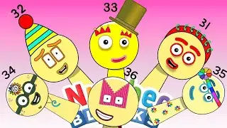 Персонажи Sprunki из серии Numberblocks: 31, 32, 33, 34, 35, 36 | Подборка Incredibox #sprunki #n...