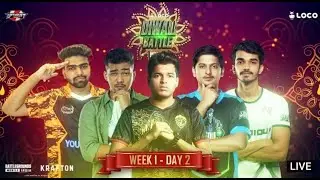 LOCO DIWALI BATTLE WEEK 1 DAY 2 (QUAL) | UPTHRUST ESPORTS