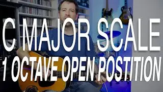 C Major Scale Beginner Guitar Scale - 2 Minute Guitar Lessons