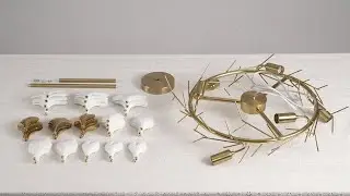 Ginkgo Rotating Ceiling Lamp Installation Video &ndash; Dynamic Form, Ambient Warmth