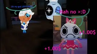 Dandy&rsquo;s world run but every time shrimpo survives a floor I have to give them 1 dollar 