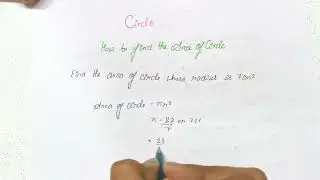 How to find the angle of circle 