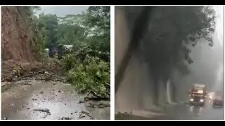 Vea las imágenes más virales de los derrumbes en la Ruta 32