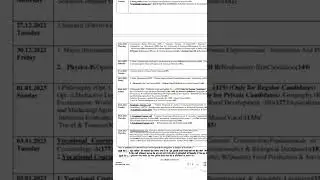 Ba / Bsc 3rd semester datesheet 2022 || Gndu Odd Semester Datesheet 2022 || Gndu Exams News