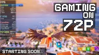 GAMING on 72p - 124x72 Resolution