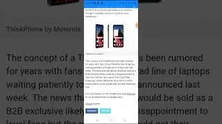 ThinkPhone to also be available to end users in some countries