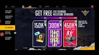 PCV REWARDS EVENT FREE FIER | GET FREE REWARDS