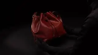 Cognac Brown Matte Leather Bucket Bag for Women - Sybil | Time Resistance Official Video