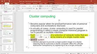 Cluster Computing | Distributed Systems