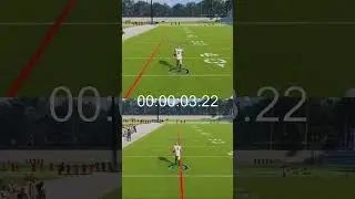 99 Speed 98 Acceleration Player Vs 98 Speed 99 Acceleration Player | Madden 23 | #shorts